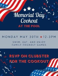 Memorial Day 8.5 × 11 in - Memorial Day Party - Terradyne Country Club